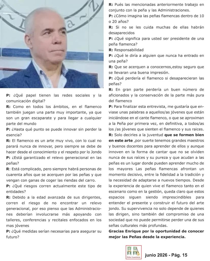 Revista Flamenco Junio 2026 Peña Curro de Utrera Sevilla