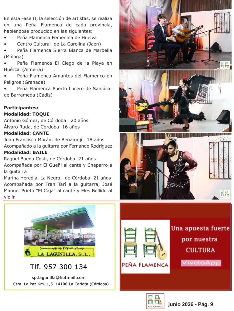 Revista Flamenco Junio 2026 Peña El Yunque