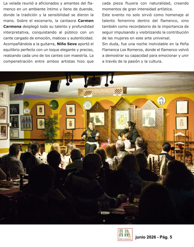 Revista Flamenco Junio 2026 Peña Los Romeros