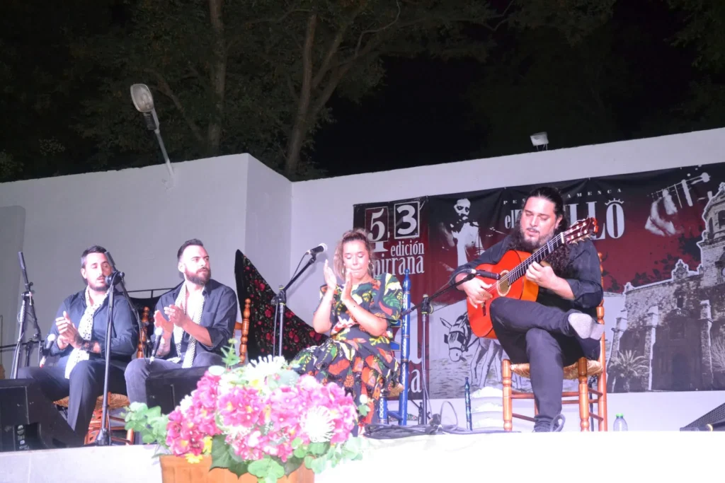 Carmen Carmona y el Niño Seve en la 53 Pipirrana Flamenca