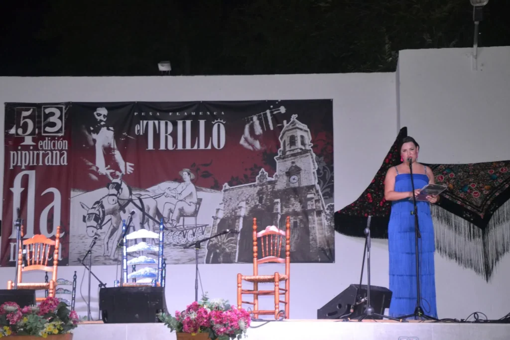 María del Mar Dávila en la Presentación de la 53 Pipirrana Flamenca