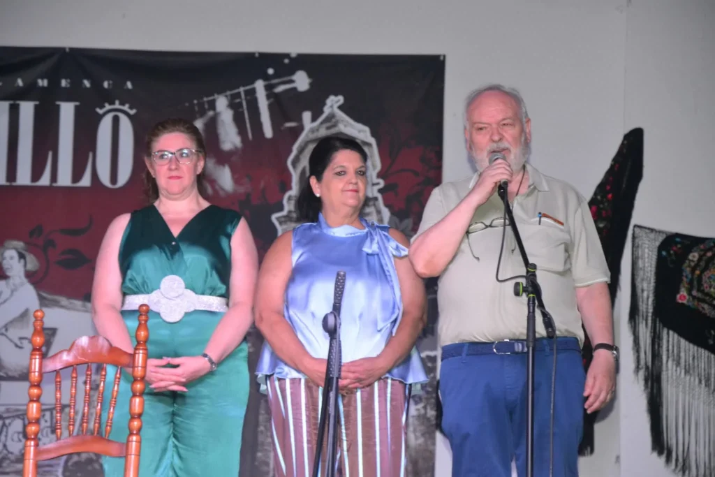 Angel Jimenez y María del Mar Dávila en la Presentación de la 53 Pipirrana Flamenca