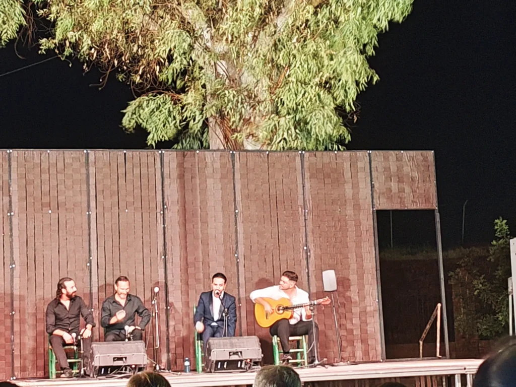 Armando Mateos en La Posá con una vista desde el público