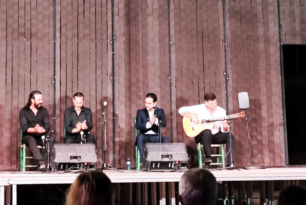 Armando Mateos en la VIII Noche Flamenca Baños de Arte de la Peña La Posá