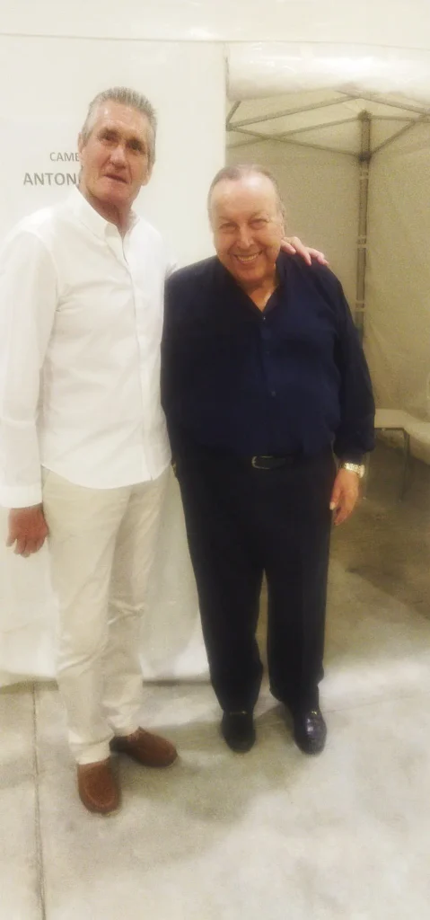 José López Gamero fotografiado tras un evento