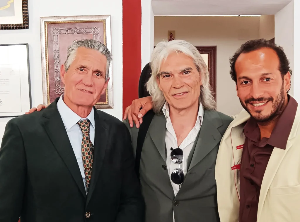 José López Gamero junto a José Mercé