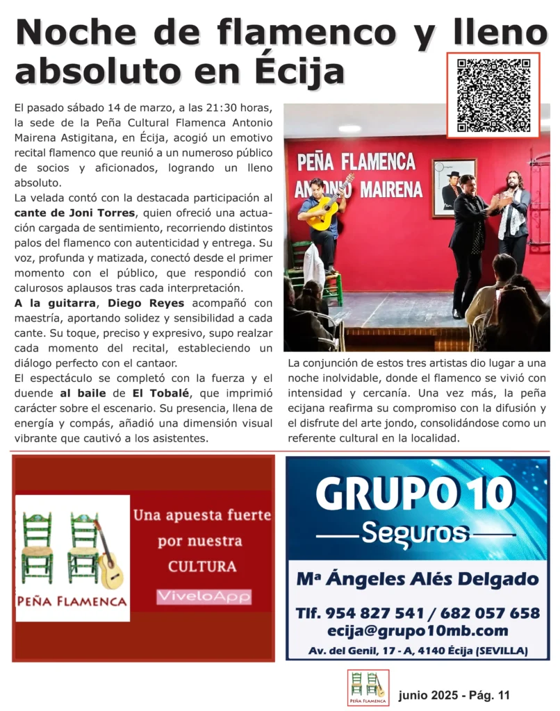 Revista Flamenco Julio 2026 Écija