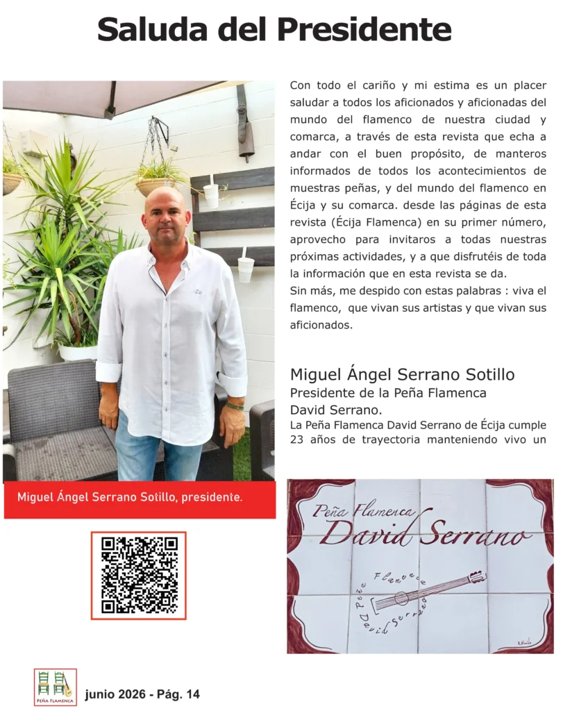 Revista Flamenco Julio 2026 Écija