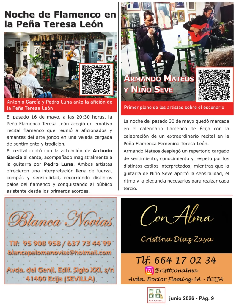 Revista Flamenco Julio 2026 Écija