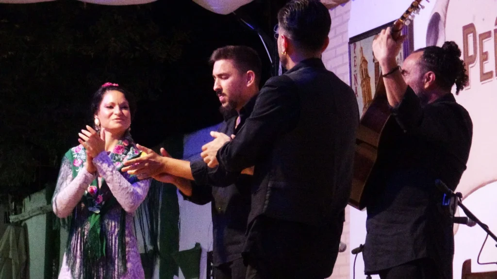 Armando Mateos, Antonio Amador, Cristian Cabello y Macarena Cocinero en la Presentación del Cartel XLII Festival Flamenco