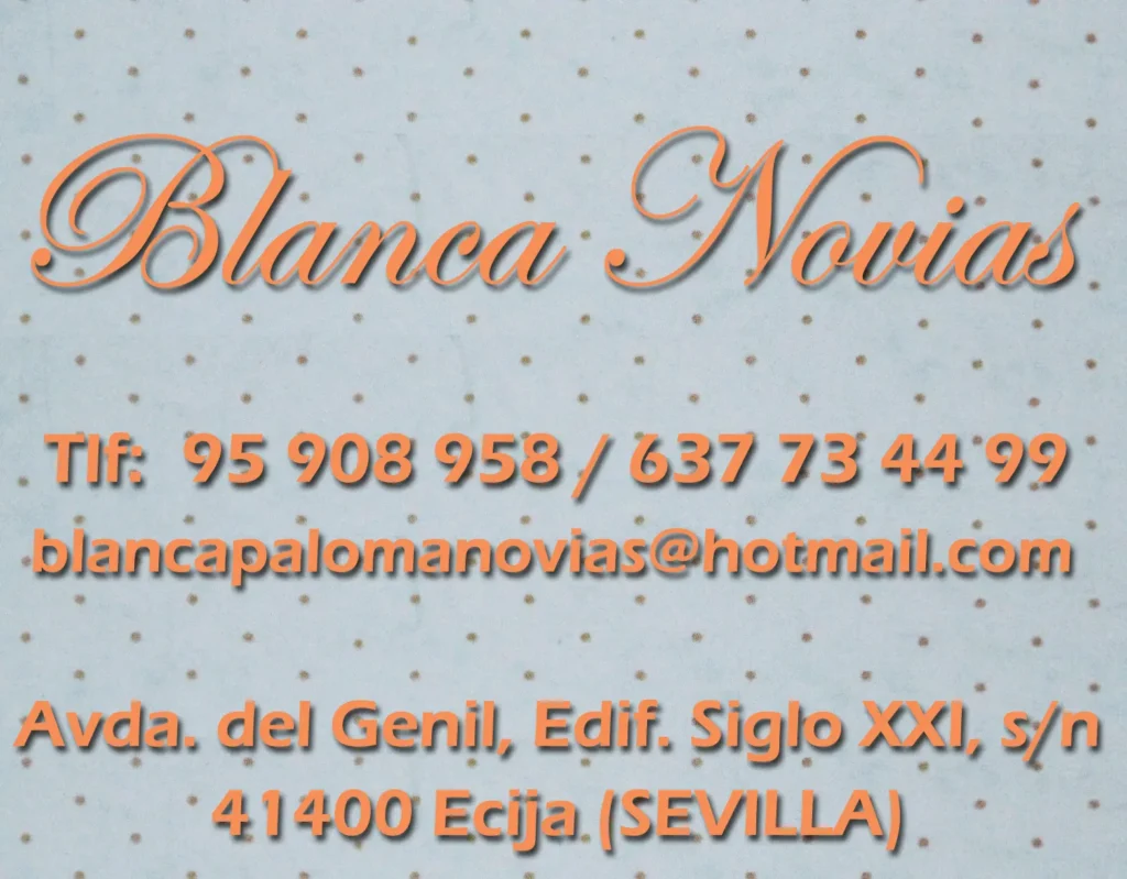 Blanca Novias Écija