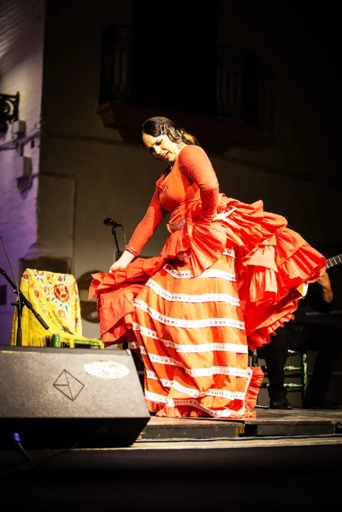 Marta Aguilar en el escenario