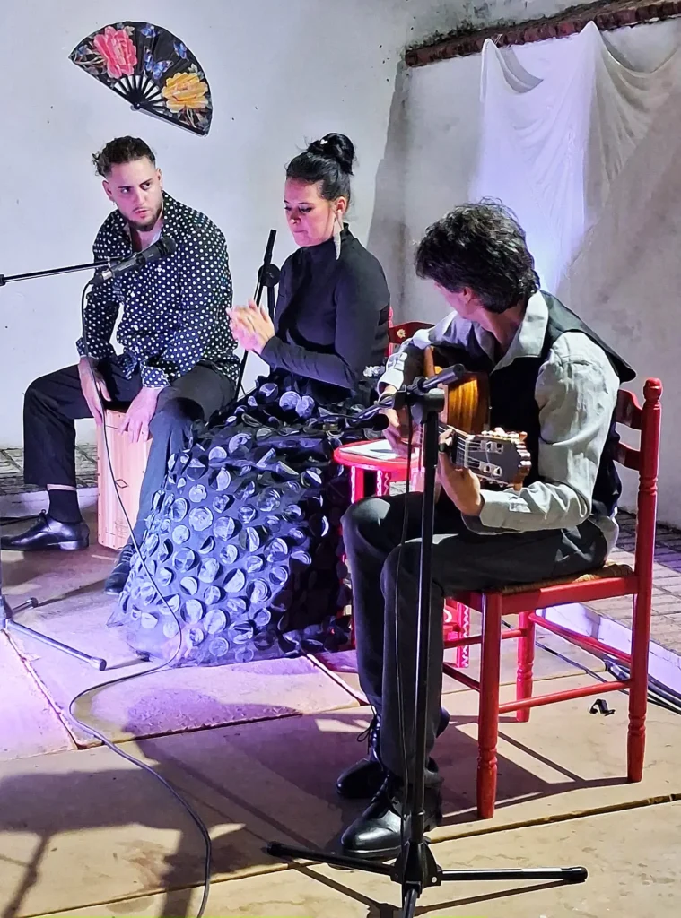 Alexandra la Monicha y Luis Davila en el Festival Flamenco de Mina Aurora