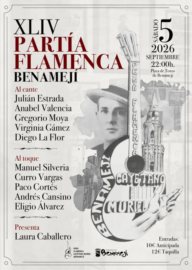 XLIV Partía Flamenca De Benamejí Peña Flamenca Cayetano Muriel