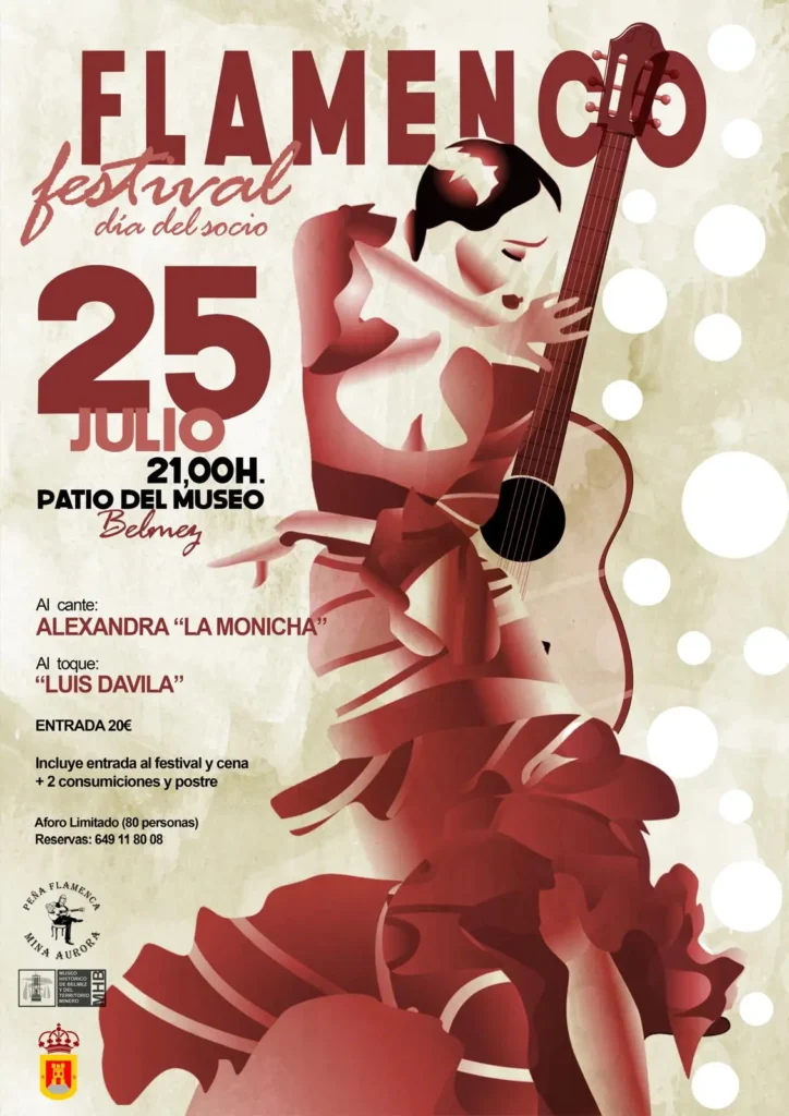 Festival Flamenco en la Peña Cultural Flamenca Mina Aurora el 25 de Julio