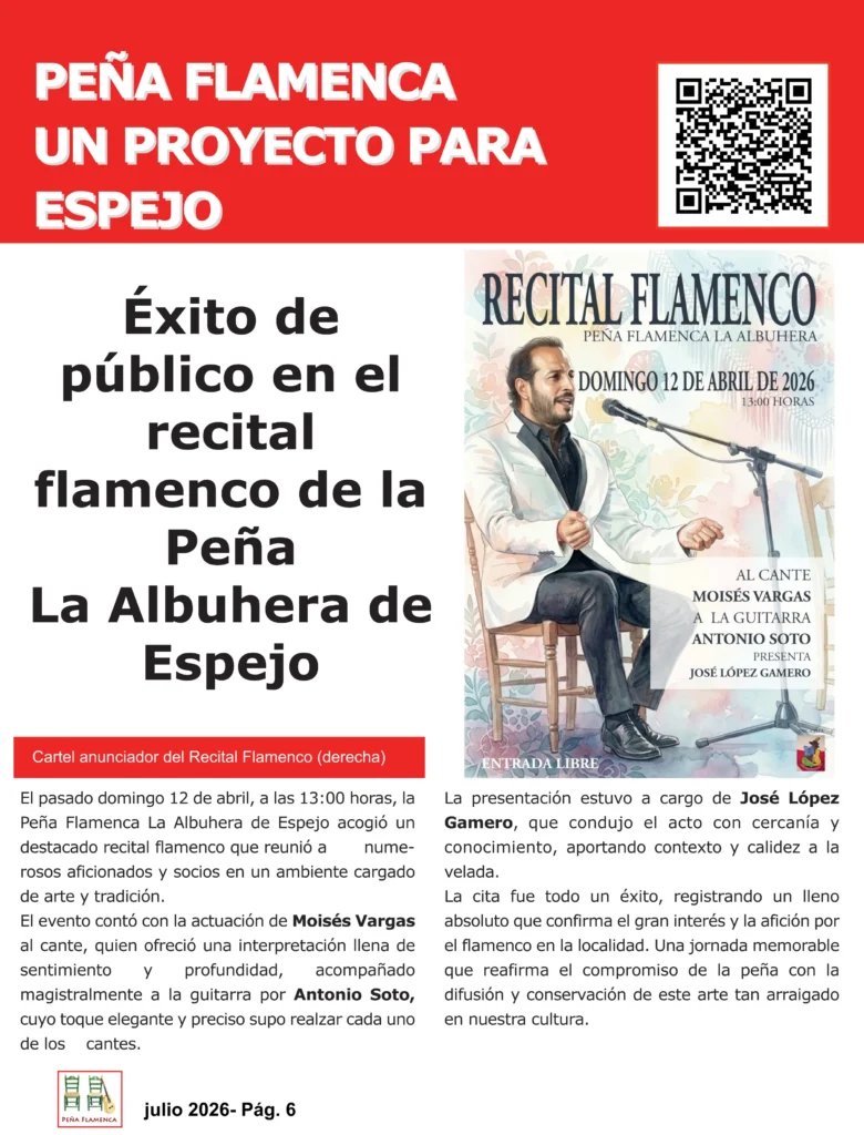 Revista Flamenca Julio 2026 La Albuhera Página 6