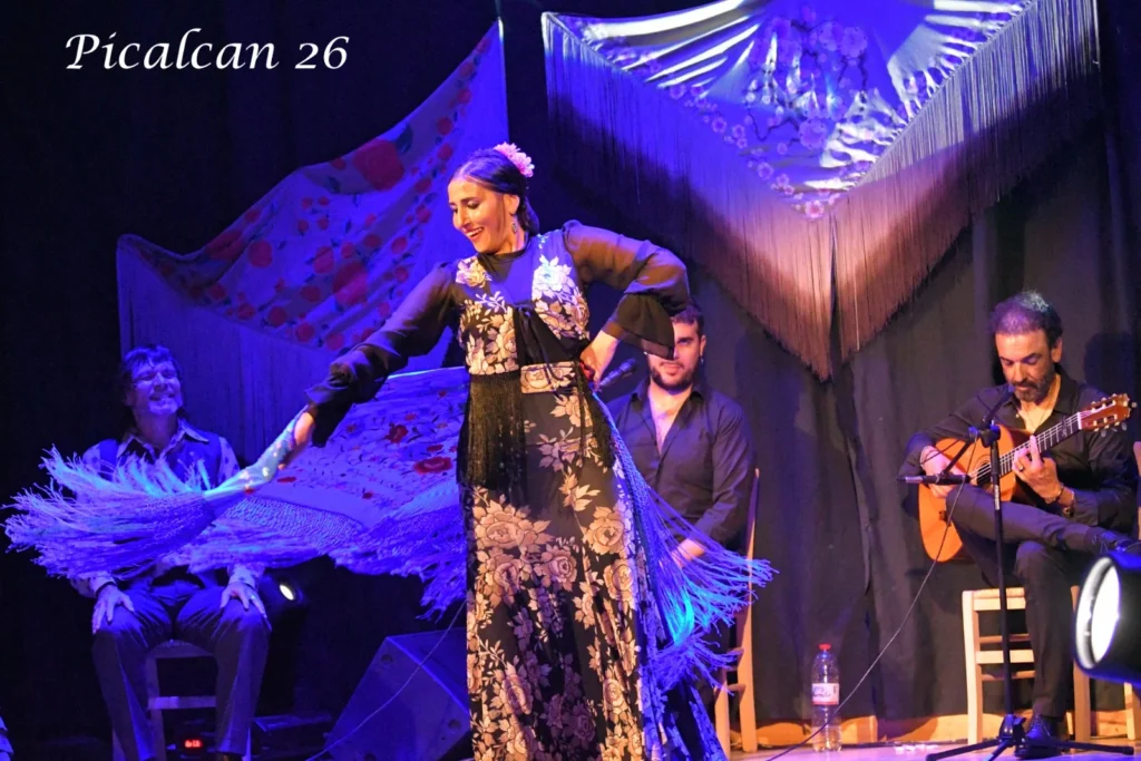 Loli Sabariego en el Nocturno Flamenco en Mina Aurora