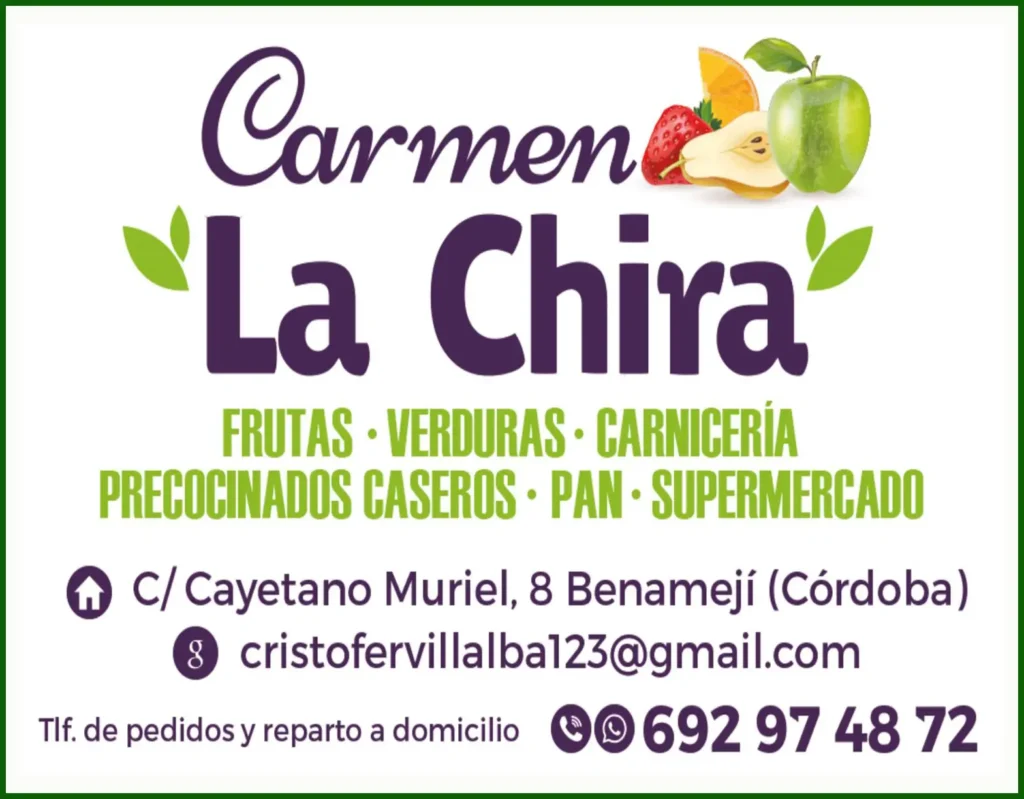 Carmen La Chira Anuncio