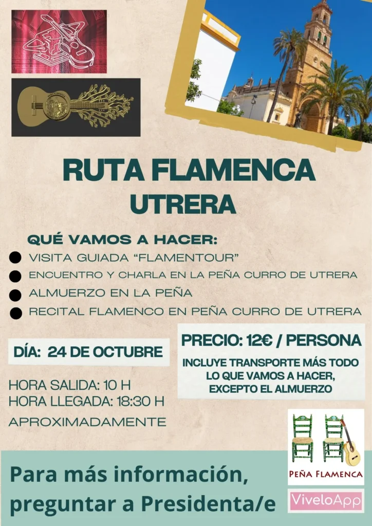 Ruta Flamenca La Carlota Utrera 24 Octubre 2026