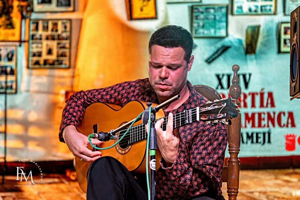 Guitarrista de la XLIV Partía Flamenca Benamejí en Cayetano Muriel 5 de Septiembre 2026