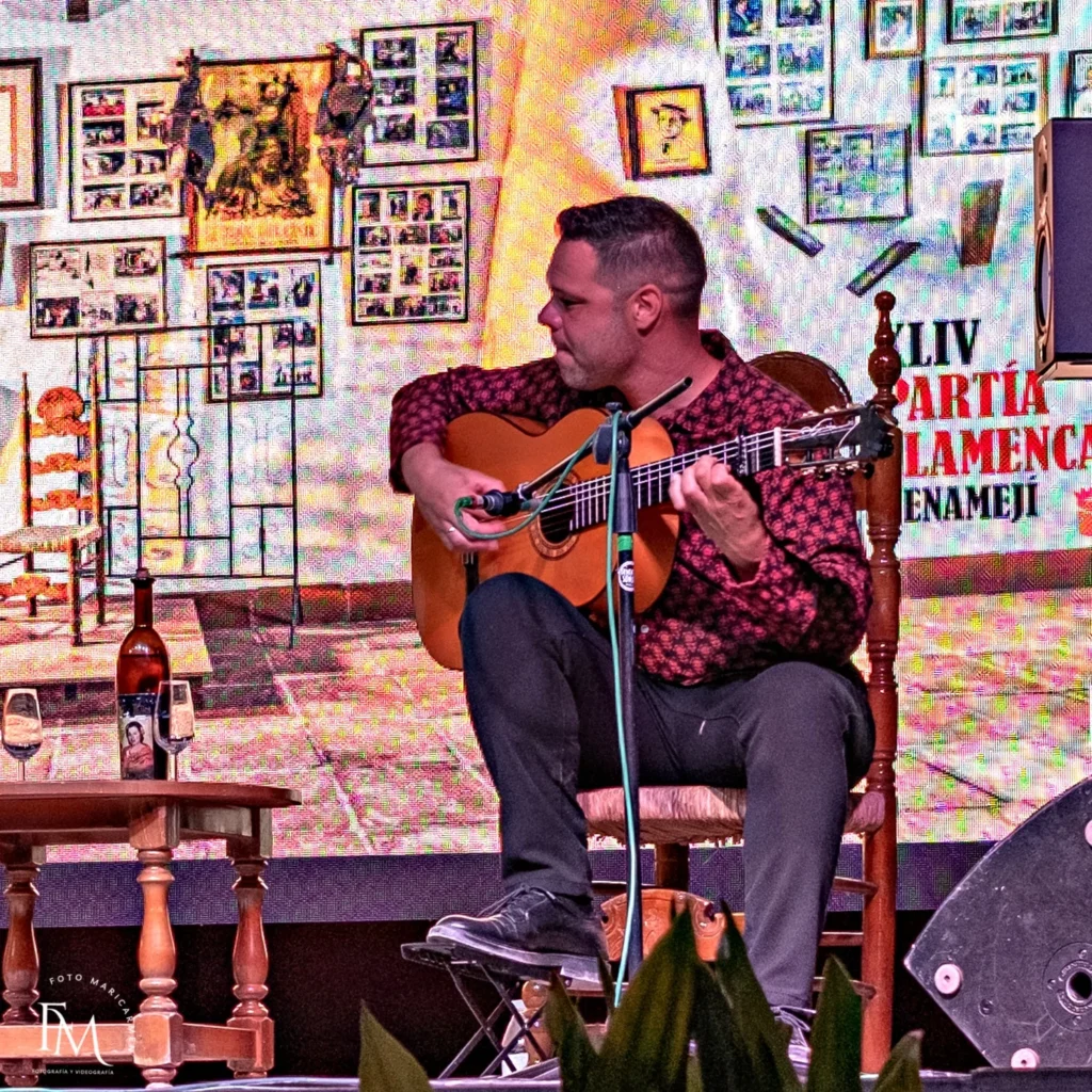 Guitarrista de la XLIV Partía Flamenca Benamejí en Cayetano Muriel 5 de Septiembre 2026