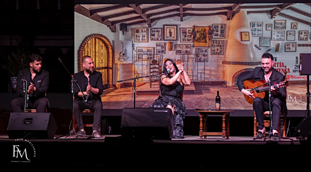 Momento de cante de la XLIV Partía Flamenca Benamejí en Cayetano Muriel 5 de Septiembre 2026