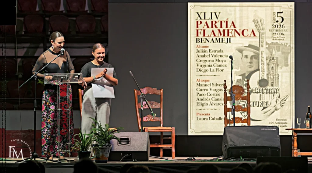 Presentación de la XLIV Partía Flamenca Benamejí en Cayetano Muriel 5 de Septiembre 2026