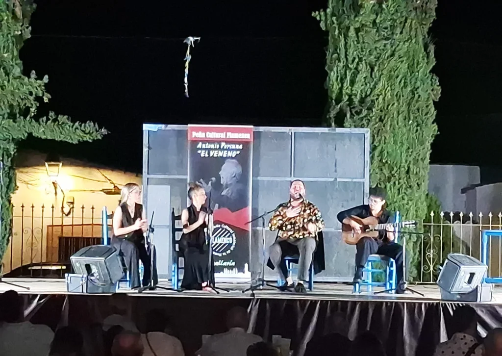 El Calabres y Rafa Castro "Martorel" Noche Flamenca de la Peña El Veneno de Algallarín