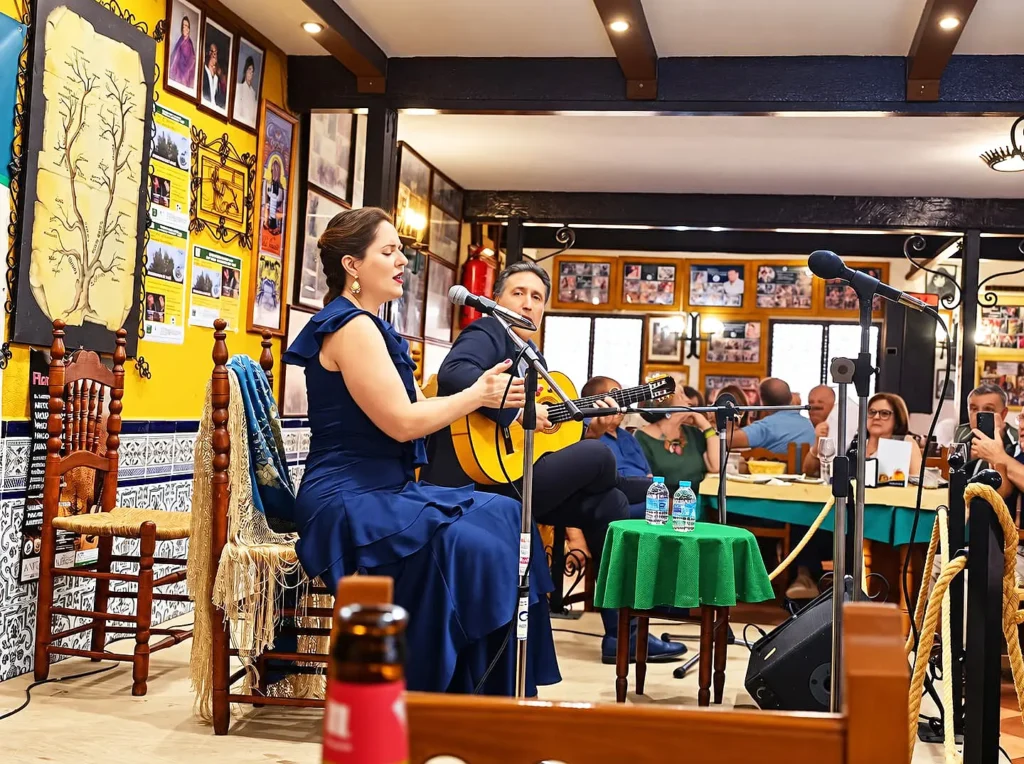 Gema Jiménez y El Calao en la Peña Cultural Flamenca de Martos en el XXVII Circuito El Flamenco por las Peñas