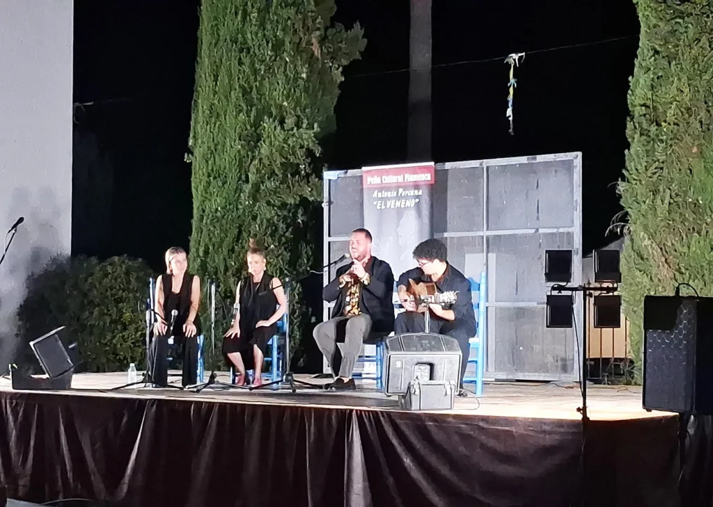 El Calabres y Rafa Castro "Martorel" Noche Flamenca de la Peña El Veneno de Algallarín