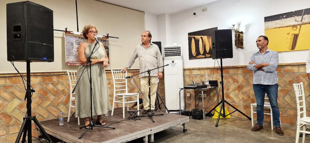 Presentación de la Alcaldesa de Moriles para la presentación del cartel