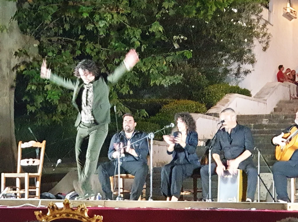 Fotografía en pleno Baile en el Evento en Priego