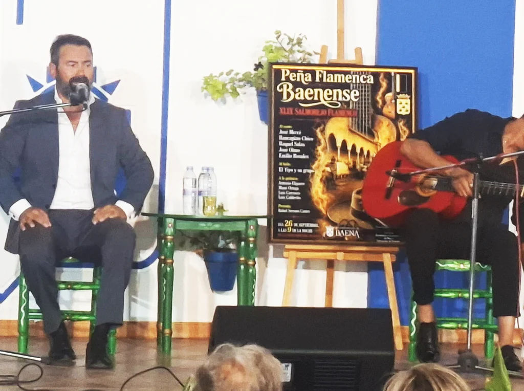 José Olmo Carrasco en el XLIX Salmorejo Flamenco Peña Flamenca Baenense