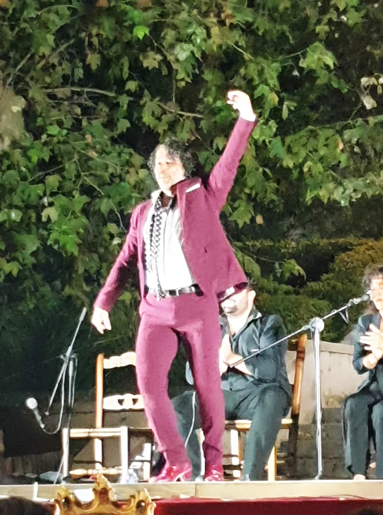 Rafael del Pino al Baile en el 44 Festival Flamenco de Priego de Córdoba