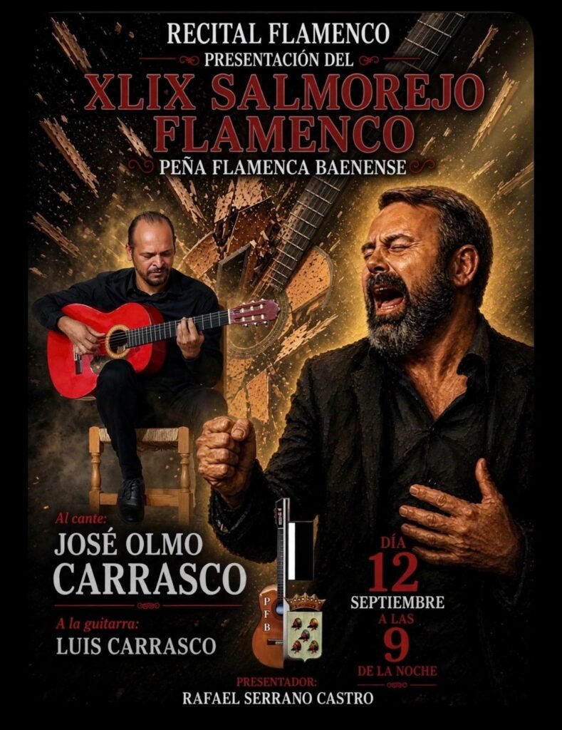 Cartel Presentación del Cartel XLIX Salmorejo Flamenco 12 de Septiembre Peña Baenense