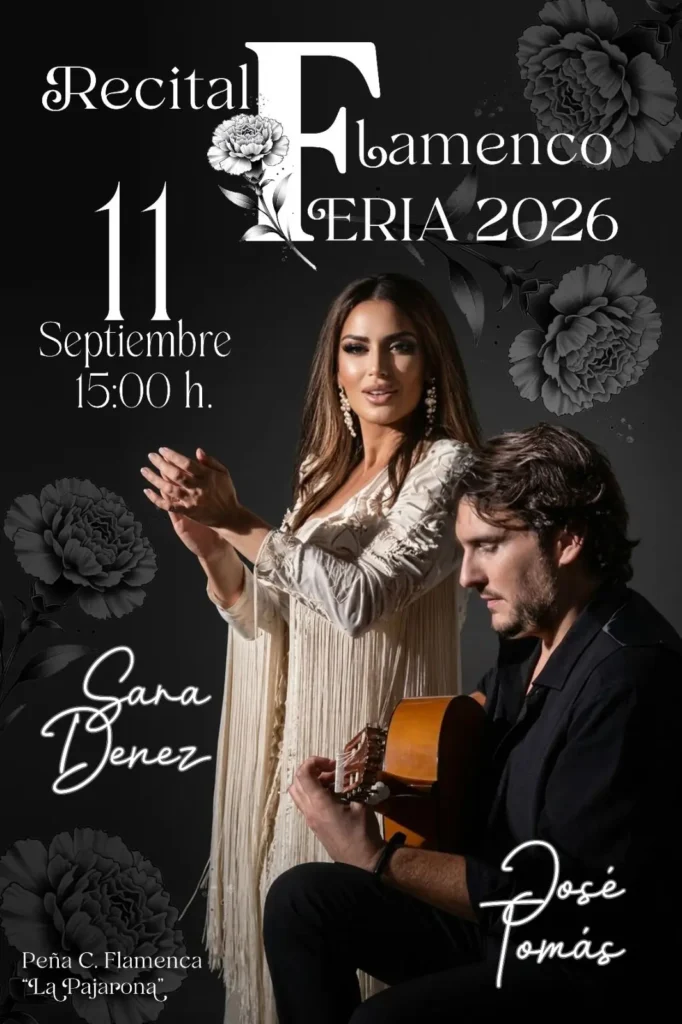 Cartel Recital Flamenco 11 de Septiembre La Pajarona