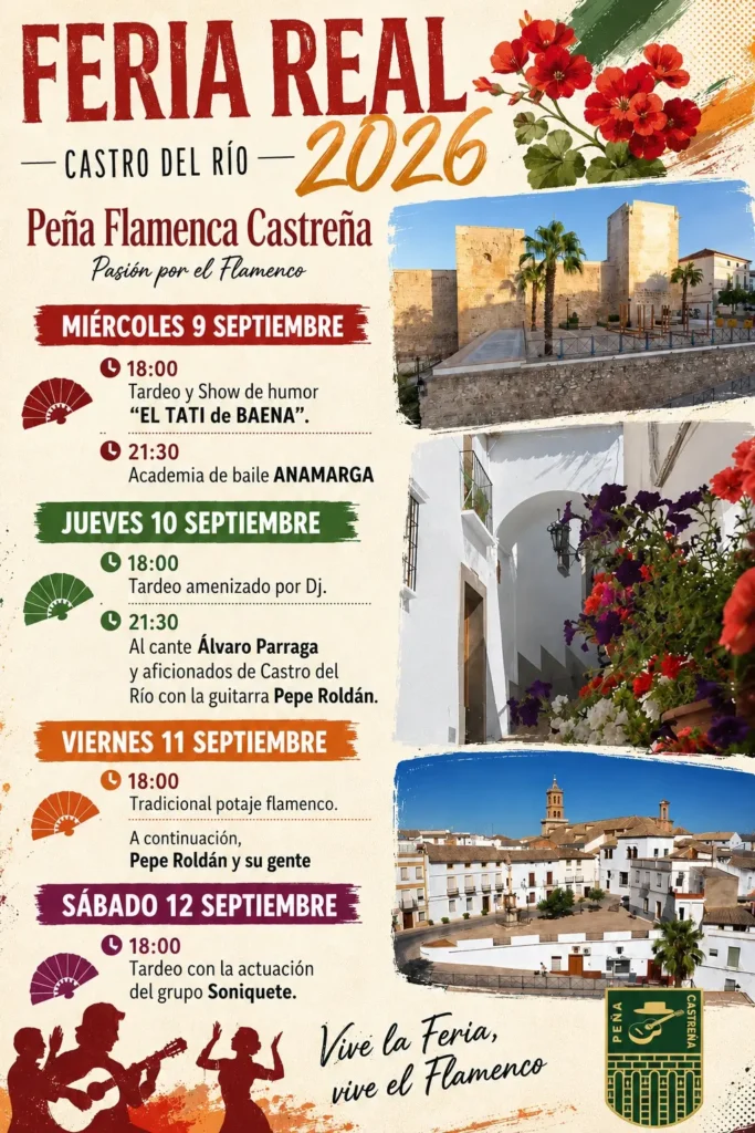 Cartel Feria Real Castro del Río 2026