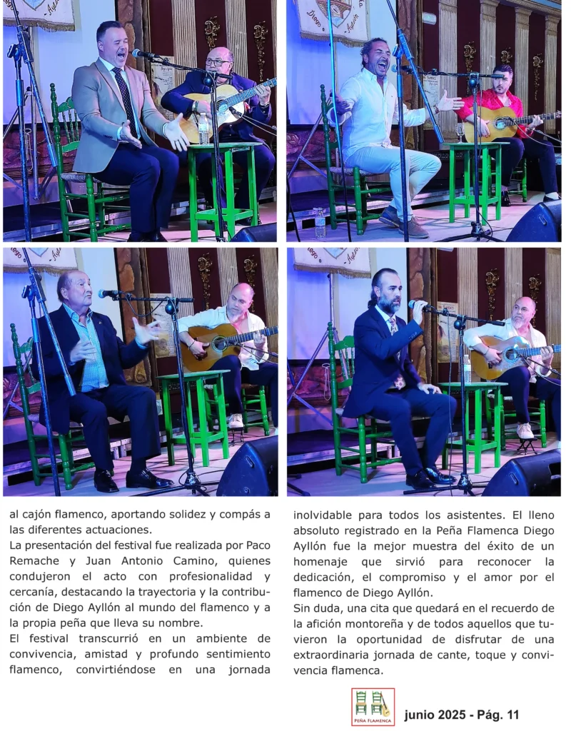 Revista Flamenco Junio 2026 Peña Diego Ayllón Página 11