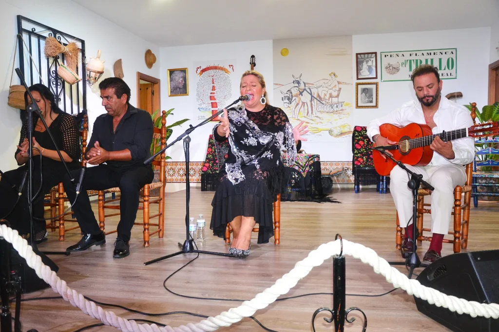 Remedios Reyes y Julio Romero en el Verano Flamenco en El Trillo
