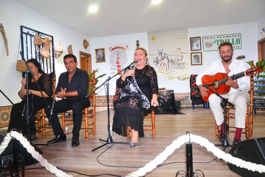 Remedios Reyes y Julio Romero en el Verano Flamenco en El Trillo
