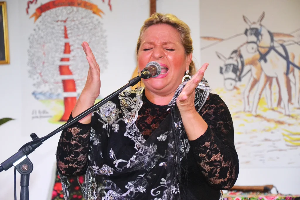 Remedios Reyes en el Verano Flamenco en El Trillo