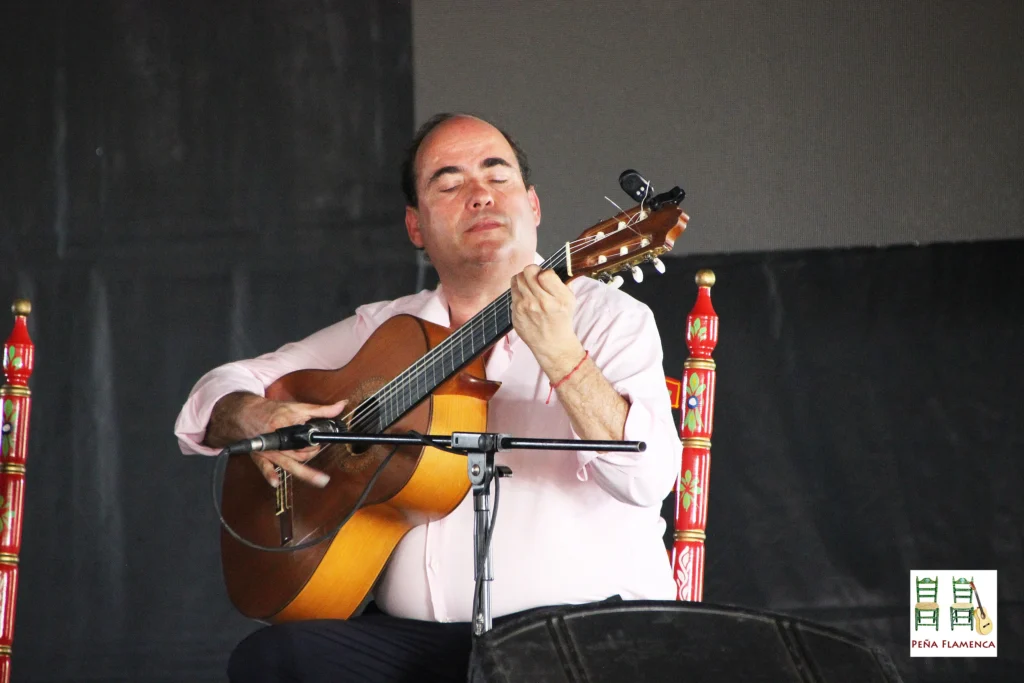 Francisco Hurtado Morilito en el Recital Flamenco de la Pre Feria de La Carlota