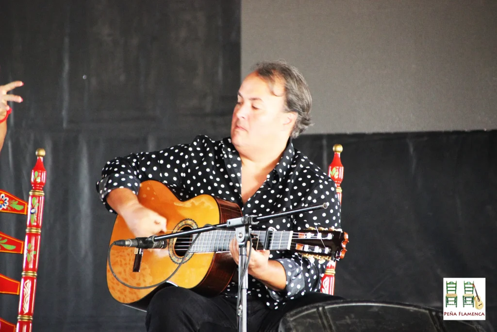 Javi Navarro en el Recital Flamenco de la Pre Feria en La Carlota