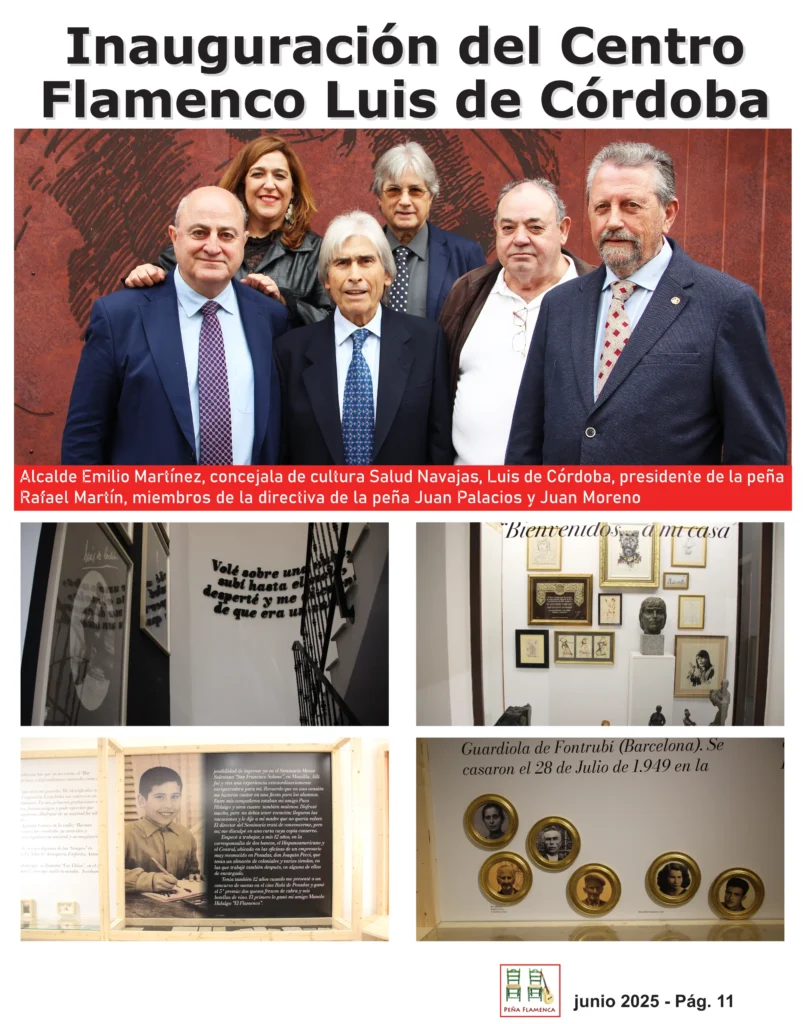 Revista Flamenco Julio 2026 Peña Luis de Córdoba Página 11