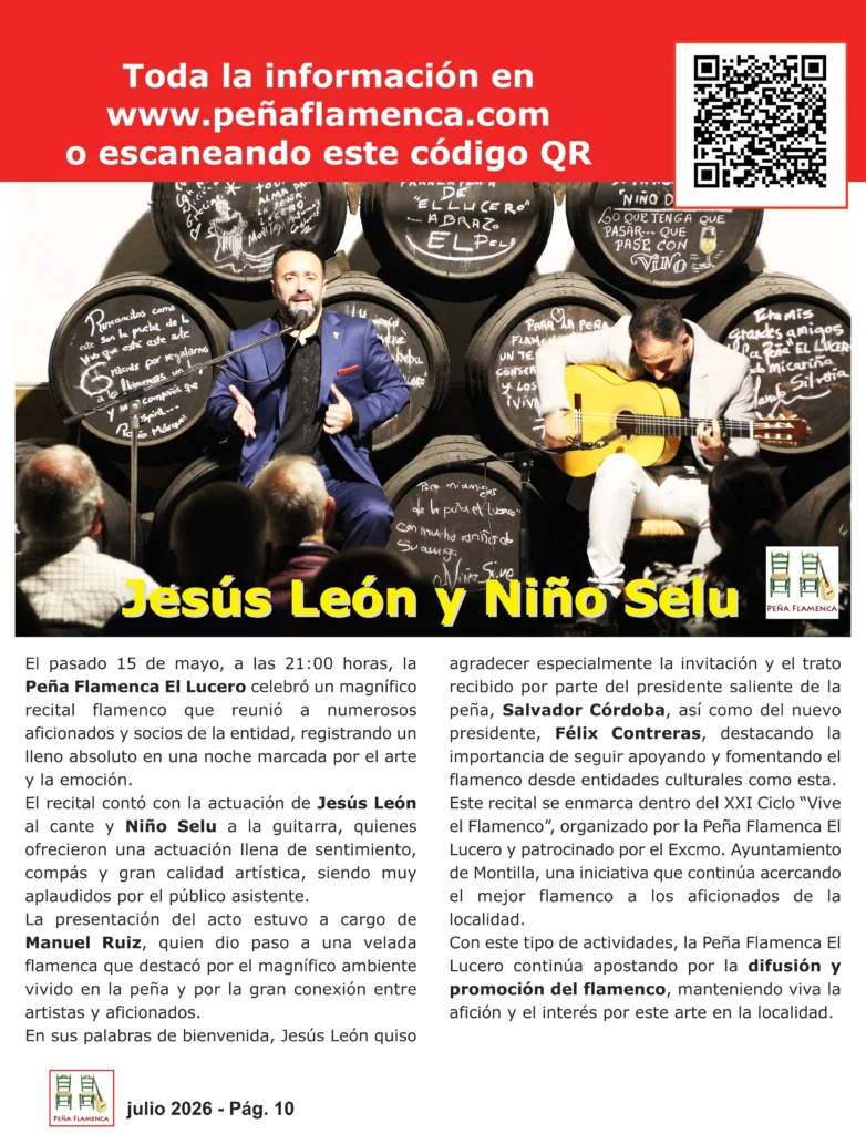 Revista Flamenco Peña Flamenca El Lucero Página 10