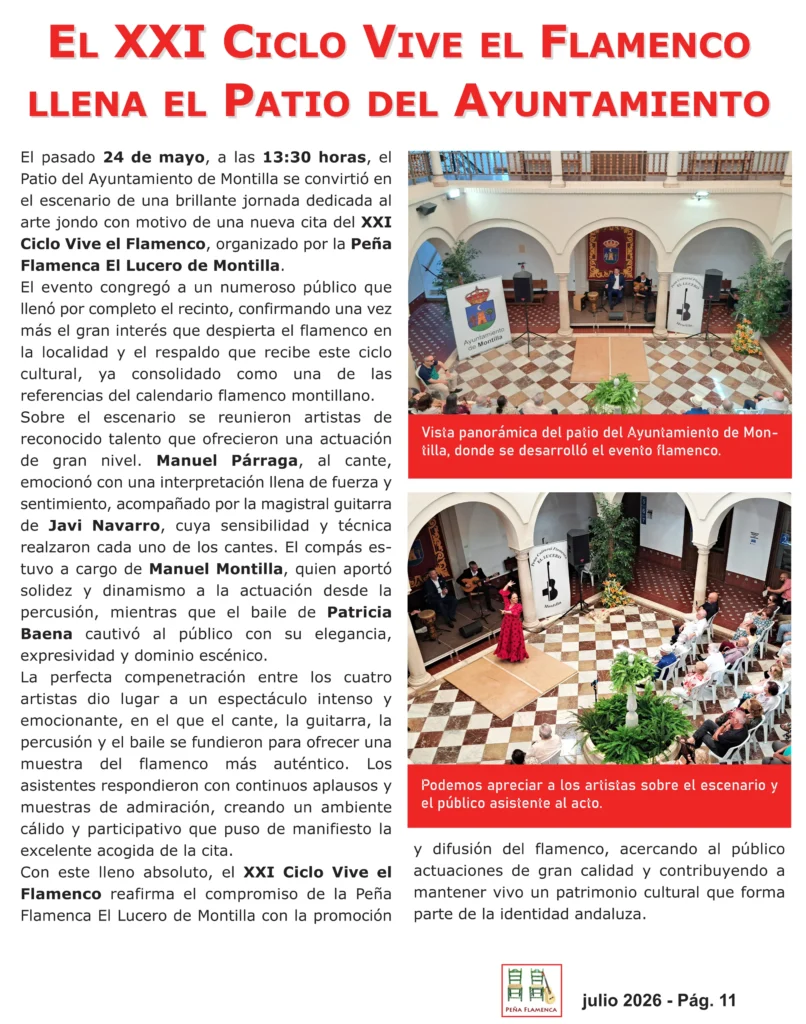 Revista Flamenco Peña Flamenca El Lucero Página 11