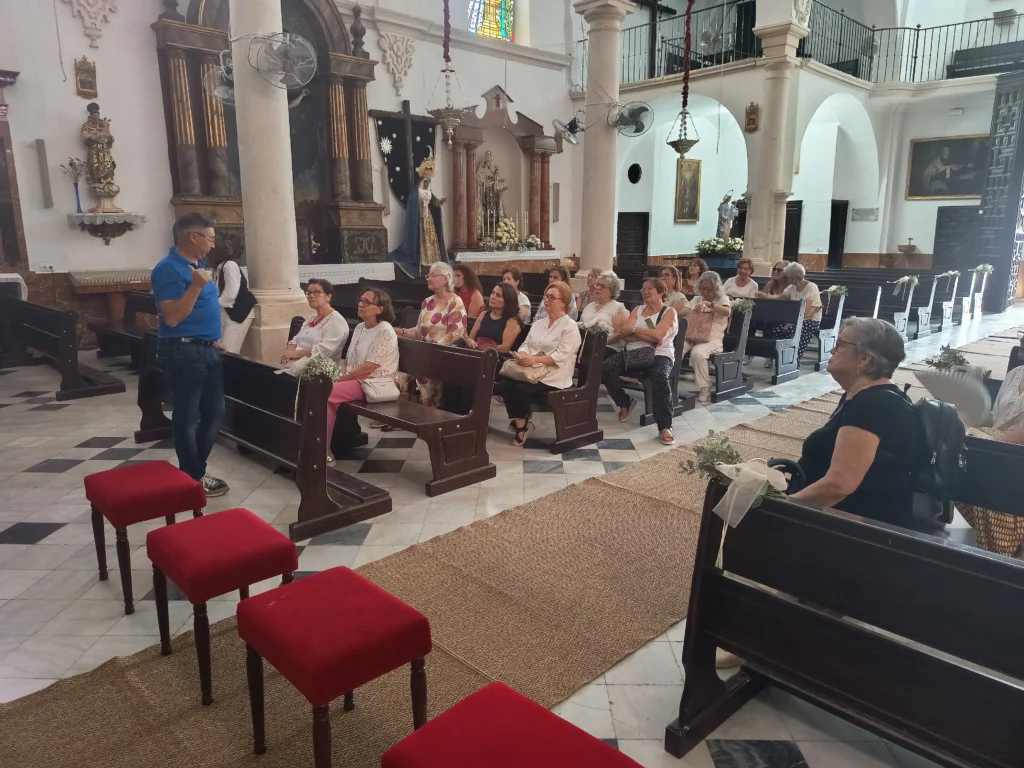 Fotografía en la visita por La Carlota de la Ruta Flamenca La Carlota