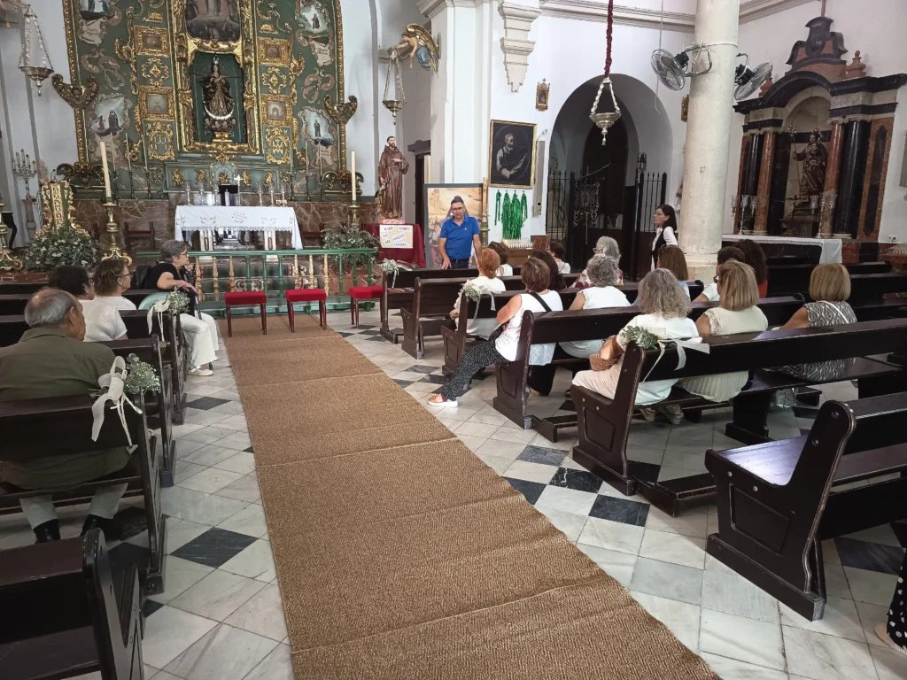 Fotografía en la visita por La Carlota de la Ruta Flamenca La Carlota