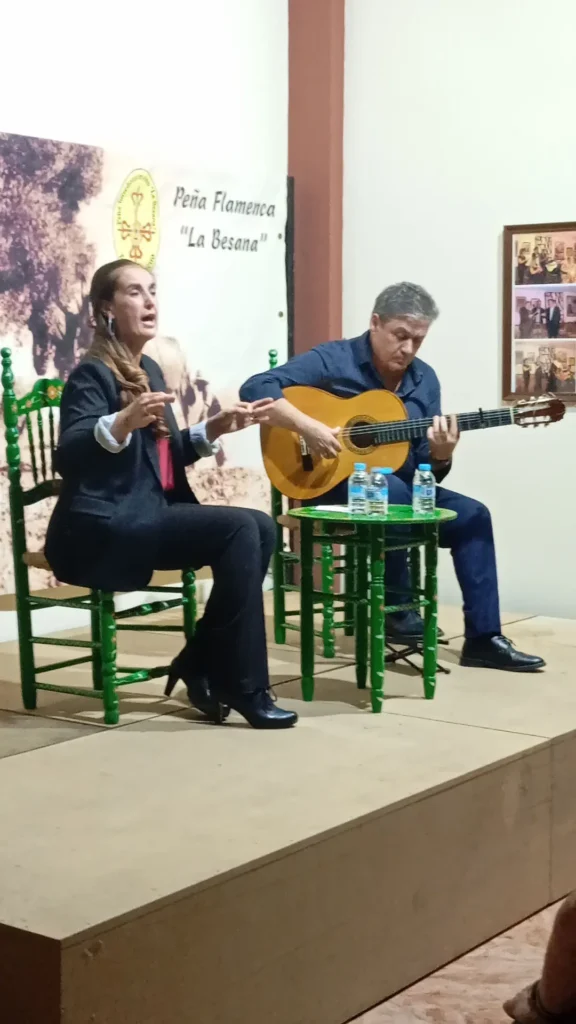 Fotografía de Sonia García y Luis Calderito en el XXVII Circuito El Flamenco Por Las Peñas Peña Flamenca La Besana