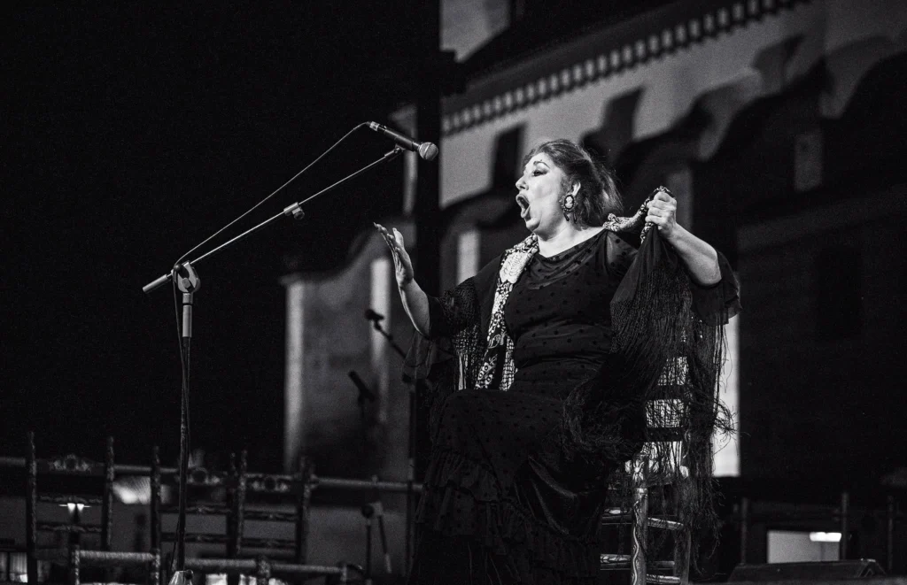 cante del IX Festival de Cante Flamenco La Naranjá de Palma de la Peña Cultural Flamenca La Soleá de Palma del Rio